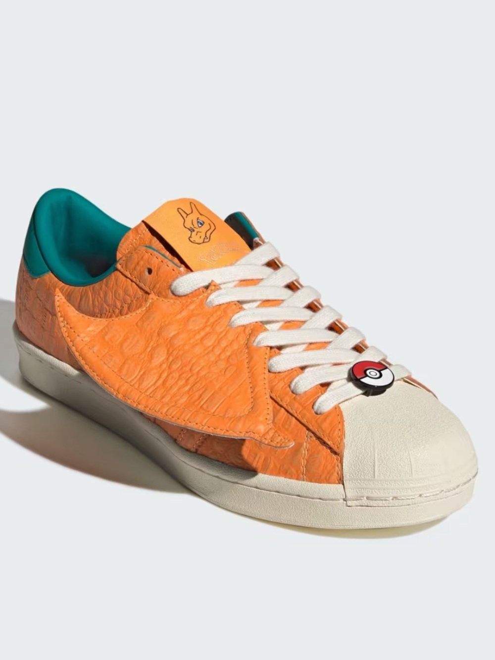 🔥 ADIDAS SUPERSTAR VINTAGE X POKÉMON CHARIZARD ☢️ - Picture 4 of 6